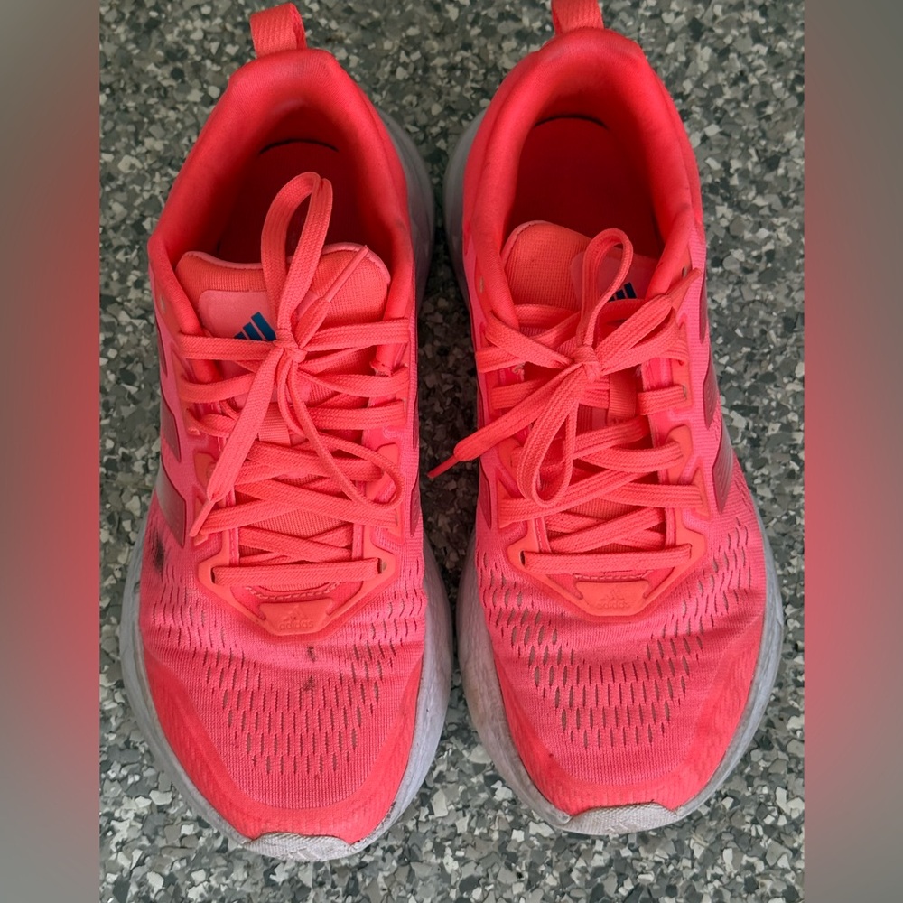 Women’s Adidas neon pink running Sneakers shoe - size 9